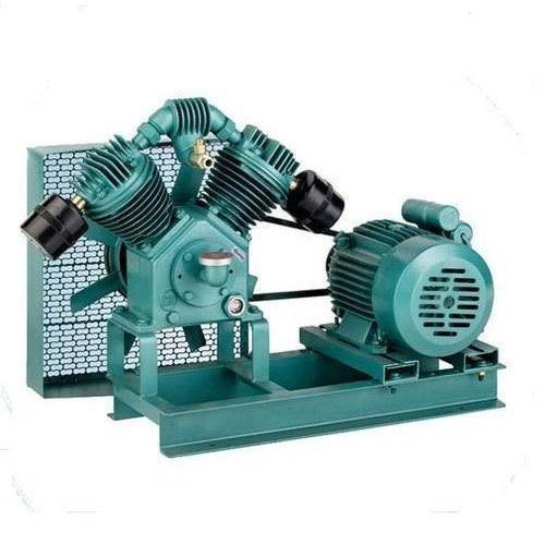 Twin-cylinder reciprocating air compressor