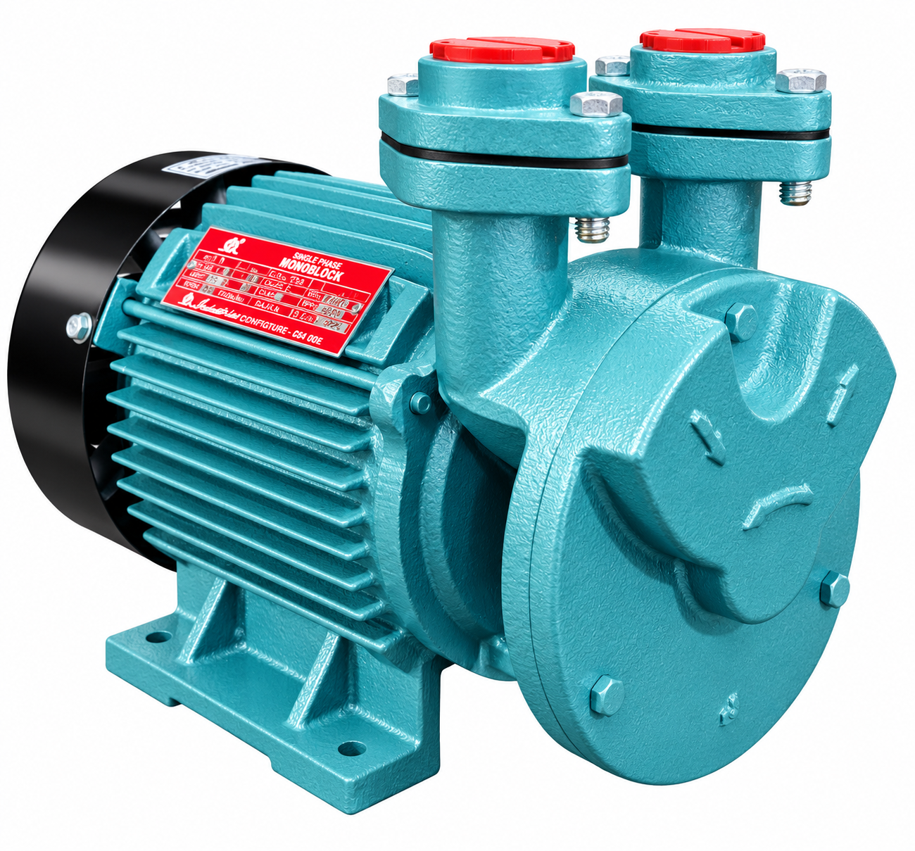 single-phase monoblock pump motor ,